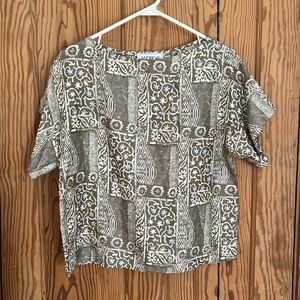 Madrigal silk top